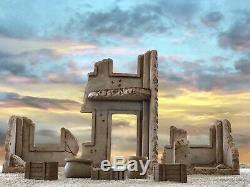 Empire Toy Works Custom Building Ruins 8pc Playset Diorama Star Wars 118 3.75