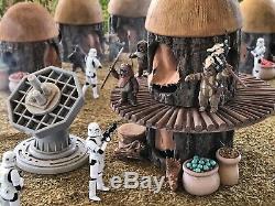 Empire Toy Works Custom Ewok Tree Hut 12pc Playset Diorama Star Wars 118 3.75