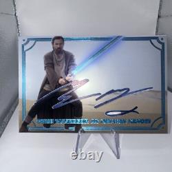 Ewan McGregor Signed Star Wars Obi-Wan Kenobi Custom Trading Card JSA AV17210
