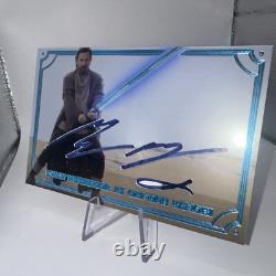Ewan McGregor Signed Star Wars Obi-Wan Kenobi Custom Trading Card JSA AV17210