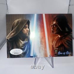 Ewan McGregor Signed Star Wars Obi-Wan Kenobi Custom Trading Card JSA AV17210