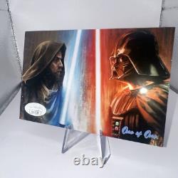 Ewan McGregor Signed Star Wars Obi-Wan Kenobi Custom Trading Card JSA AV17210