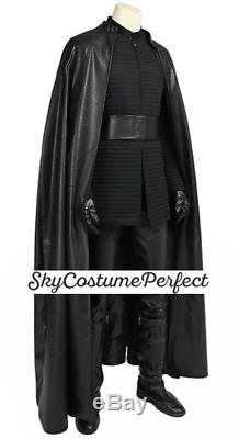 FREE WW SHIP Star Wars 8 The Last Jedi Kylo Ren CUSTOM Cosplay Costume SET BOOTS