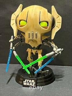 FUNKO POP! Star Wars Handmade Custom Glow Clone Wars General Grievous #449