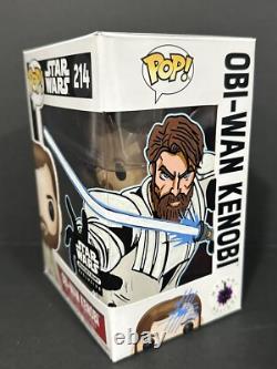 FUNKO POP! Star Wars Smuggler's Bounty Obi-Wan Kenobi #214 with Custom Art Box