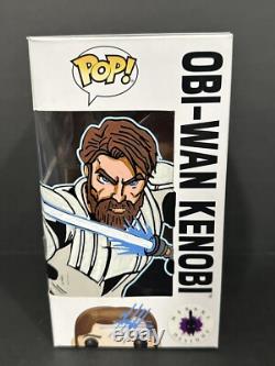 FUNKO POP! Star Wars Smuggler's Bounty Obi-Wan Kenobi #214 with Custom Art Box