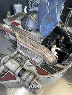 First Order Star Wars Andor Starfighter Interceptor Vintage Black Series Custom