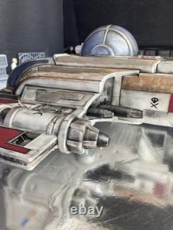 First Order Star Wars Andor Starfighter Interceptor Vintage Black Series Custom