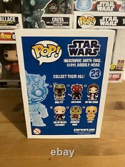 Funko Pop! Star Wars Holographic Darth Maul CUSTOM! Glow GITD Rare Hard Stack