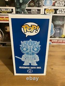 Funko Pop! Star Wars Holographic Darth Maul CUSTOM! Glow GITD Rare Hard Stack