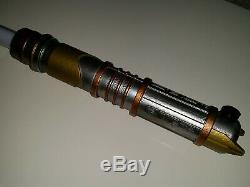 Galaxys Edge STAR WARS LIGHTSABER Jedi Saber 6 BONUS KYBER CRYSTAL Savis Custom