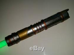 Galaxys Edge STAR WARS LIGHTSABER Jedi Saber 6 BONUS KYBER CRYSTAL Savis Custom