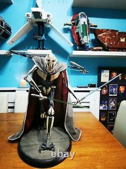 General Grievous Sideshow Premium Format Statue 1/4 scale Star Wars Custom cape