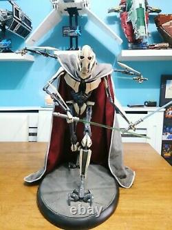 General Grievous Sideshow Premium Format Statue 1/4 scale Star Wars Custom cape