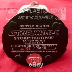 Gentle Giants Star Wars Stormtrooper New Hope Bust 1/6 Custom New