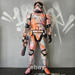 Giant Storm Trooper Graffiti Custom Star Wars Figure 4ft tall Art Display Piece