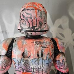 Giant Storm Trooper Graffiti Custom Star Wars Figure 4ft tall Art Display Piece