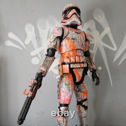 Giant Storm Trooper Graffiti Custom Star Wars Figure 4ft tall Art Display Piece