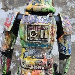 Graffiti Storm Trooper Star Wars 18 Inch Figurei Custom Painted Art Toy Hoakser