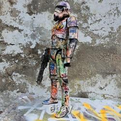 Graffiti Storm Trooper Star Wars 18 Inch Figurei Custom Painted Art Toy Hoakser