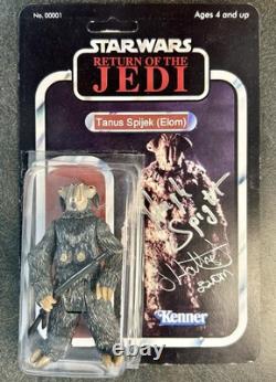 HATTRICK & SPIGHT Signed Tanus Spijek Autograph Custom Star Wars Figure