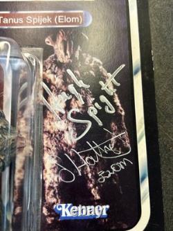 HATTRICK & SPIGHT Signed Tanus Spijek Autograph Custom Star Wars Figure