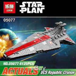 HUGE! UCS Republic Cruiser 6125 pcs Custom Lego Star Wars 7665 8039 -No Box
