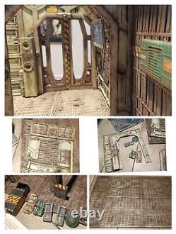 Hand Made Large Industrial/Space Diorama Set. Neca, Mezco, Marvel, Star Wars