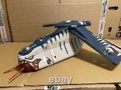 Hasbro Star Wars Clone Wars Republic Gunship Tigershark Custom 3.75 Scale