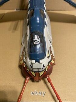 Hasbro Star Wars Clone Wars Republic Gunship Tigershark Custom 3.75 Scale