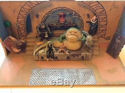 Hasbro Star Wars JABBA'S THRONE 3.75 (3 3/4) Figure Set & CUSTOM DIORAMA Oola