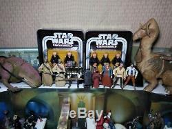 Hasbro Star Wars Tatooine Cantina Lot Bar Pieces Band Patrons + Custom Figures