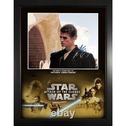 Hayden Christensen Star Wars Actor Custom Framed Signed Autograph Photo ACOA