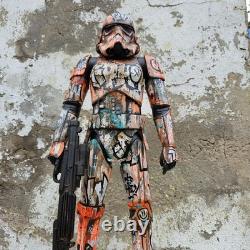 Hip Hop Graffiti Large Custom Storm Trooper Star Wars Wu Tang Painted Art Toy