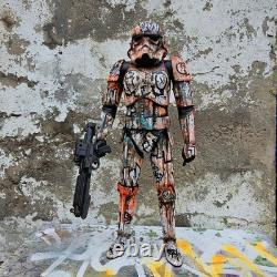 Hip Hop Graffiti Large Custom Storm Trooper Star Wars Wu Tang Painted Art Toy