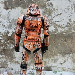 Hip Hop Graffiti Large Custom Storm Trooper Star Wars Wu Tang Painted Art Toy