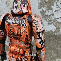 Hip Hop Graffiti Large Custom Storm Trooper Star Wars Wu Tang Painted Art Toy