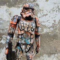 Hip Hop Graffiti Large Custom Storm Trooper Star Wars Wu Tang Painted Art Toy