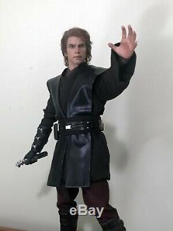 Hot Toys Custom Anakin Skywalker Star Wars MMS437 Episode 3 real hair