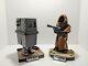 Hot Toys Jawa & Eg-6 Power Droid With Custom Stands. Star Wars 1/6