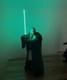 Hot Toys Qui-gon Jinn Mms525 With Custom Led Lightsaber