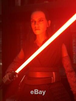 Hot Toys Rey Star Wars VIII Last Jedi Custom Dark Side Sith! New Disney Reveal