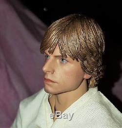 Hot Toys Sideshow Star Wars Luke Skywalker 1/6 Scale Custom + extras ACTUAL PICS
