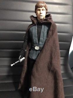 Hot Toys/SideshowithCustom ROTJ Star Wars 16 Scale Jedi Luke Skywalker Figure