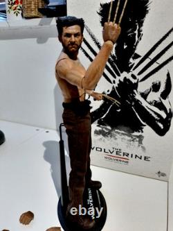 Hot toy the wolverine mms220 Battle with world box body battle custom 1/6 no dx