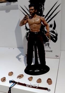 Hot toy the wolverine mms220 Battle with world box body battle custom 1/6 no dx