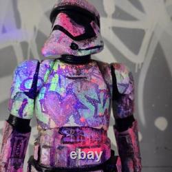I Love Star Wars Graffiti Custom Storm Trooper UV Painted Art Toy Display Piece