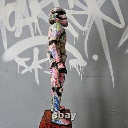 I Love Star Wars Graffiti Custom Storm Trooper UV Painted Art Toy Display Piece