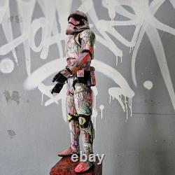 I Love Star Wars Graffiti Custom Storm Trooper UV Painted Art Toy Display Piece I Love Star Wars Graffiti Custom Storm Trooper UV Painted Art Toy Display Piece