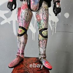 I Love Star Wars Graffiti Custom Storm Trooper UV Painted Art Toy Display Piece